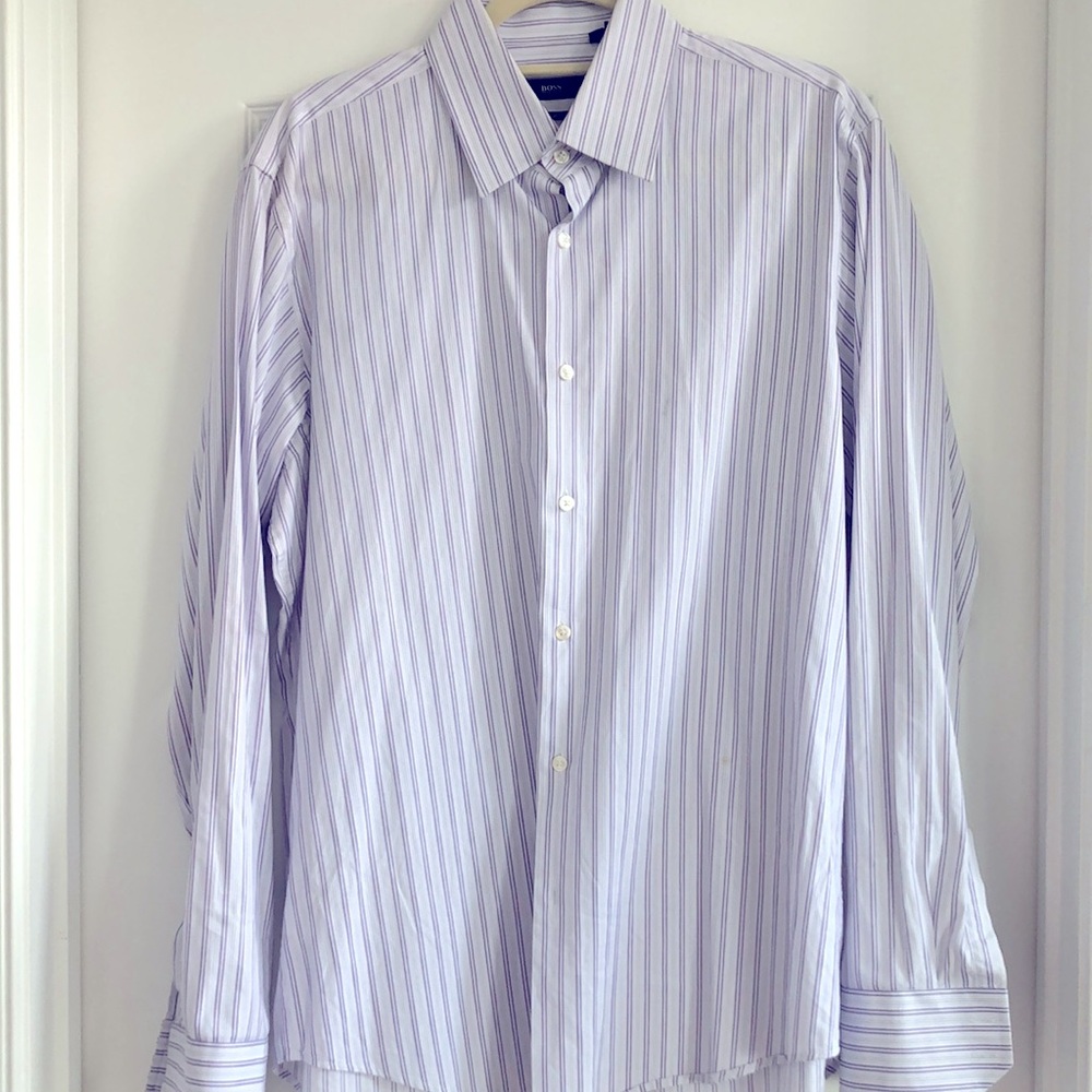 Hugo Boss Striped long sleeved shirt